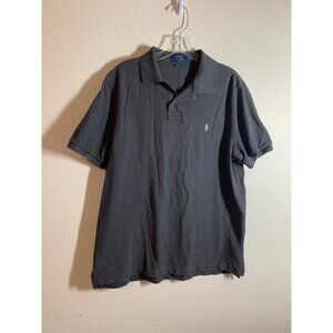 Polo Ralph Lauren Classic Fit Cotton Polo Shirt Mens Size Large Gray AC9